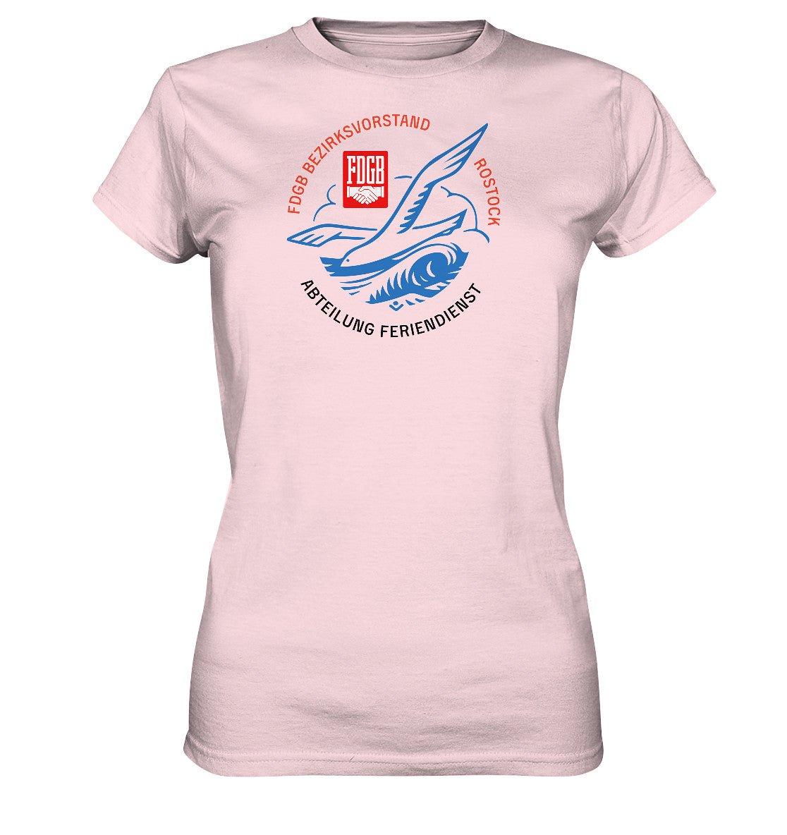 DDR Ostalgie Shirt Mädels • FDGB FERIENDIENST ROSTOCK