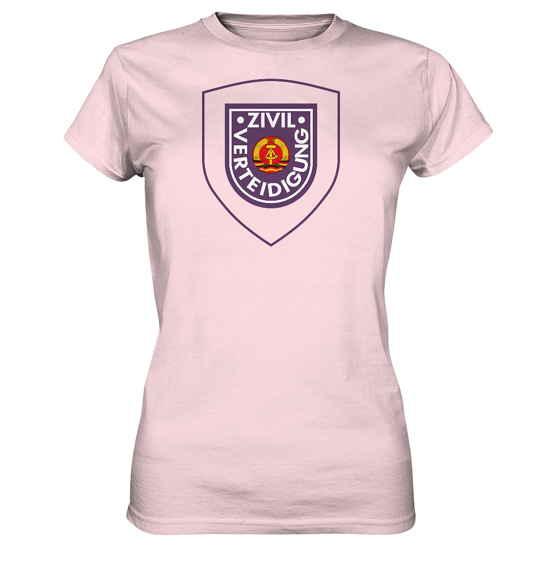 DDR Ostalgie Shirt Mädels • DDR ZIVILVERTEIDIGUNG