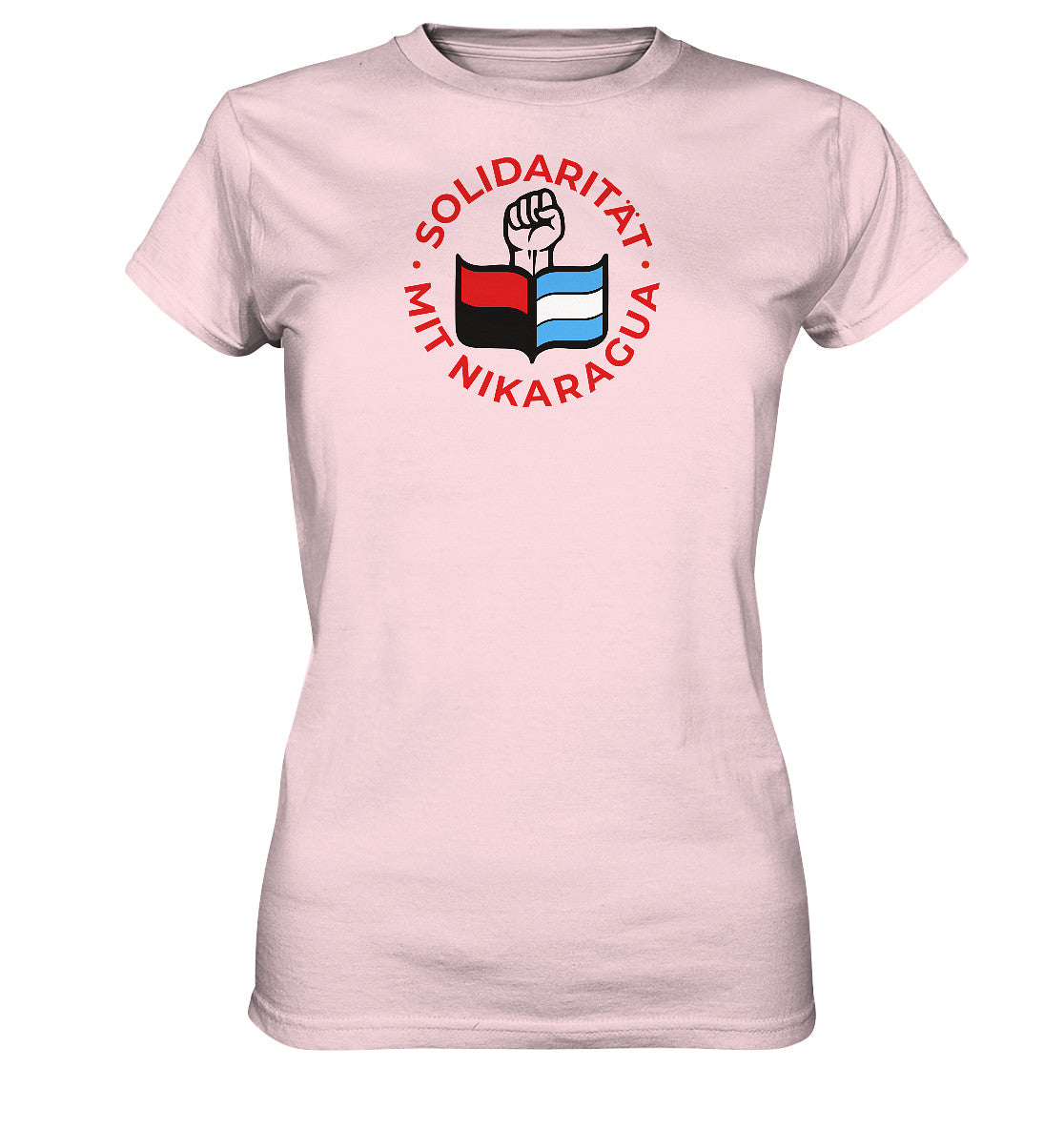 DDR Ostalgie Shirt Mädels • SOLIDARITÄT MIT NIKARAGUA