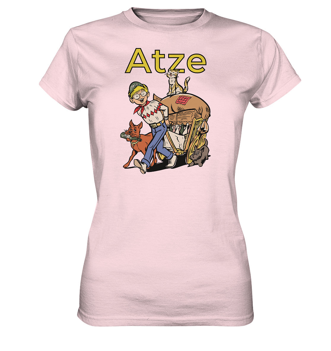DDR Ostalgie Shirt Mädels • ATZE - TITEL ALTSTOFFE
