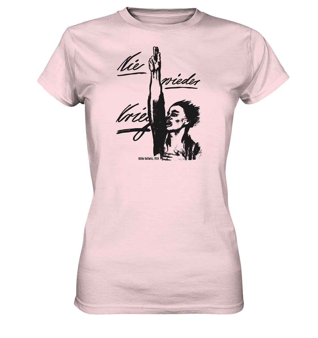 DDR Ostalgie Shirt Mädels • NIE WIEDER KRIEG - KÄTHE KOLLWITZ