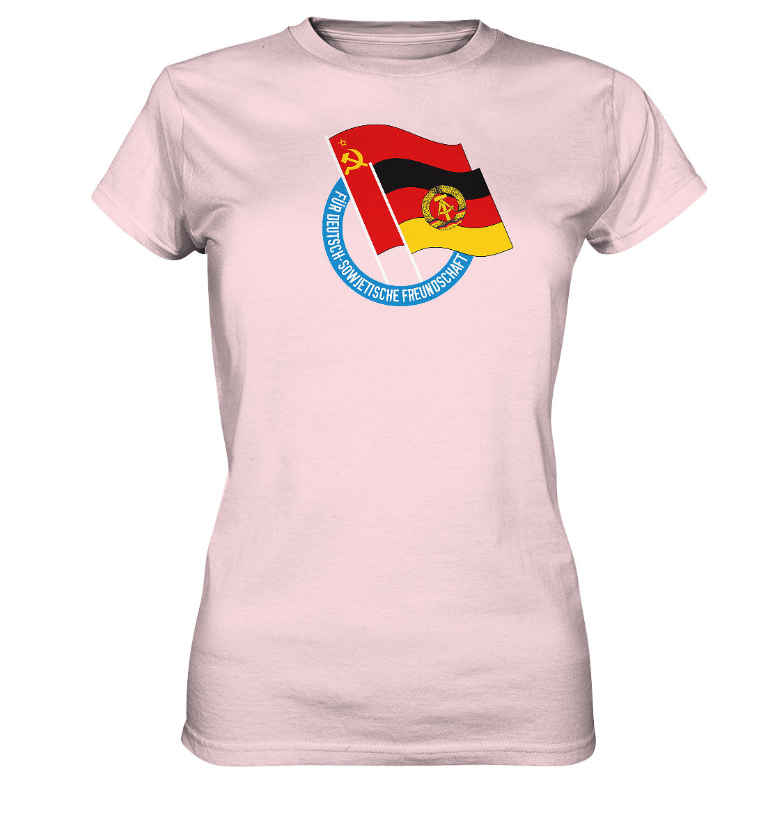 DDR Ostalgie Shirt Mädels • DEUTSCH SOWJETISCHE FREUNDSCHAFT - dunkel