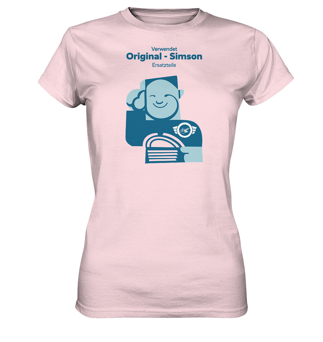 DDR Ostalgie Shirt Mädels • WERKSTATT-WERBUNG SIMSON-ERSATZTEILE