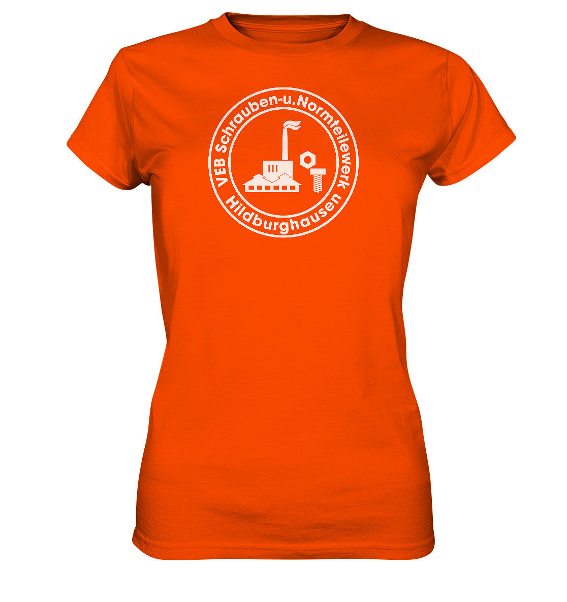 DDR Ostalgie Shirt Mädels • VEB SCHRAUBEN- U. NORMTEILE HILDBURGHAUSEN