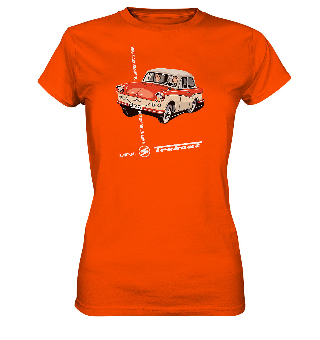 DDR Ostalgie Shirt Mädels • VEB SACHSENRING ZWICKAU
