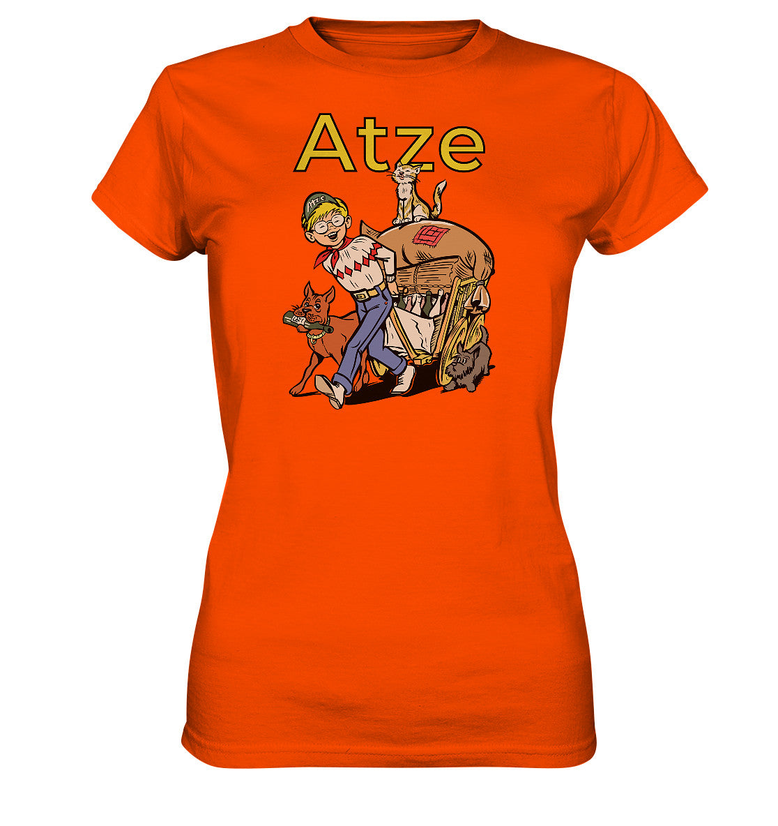 DDR Ostalgie Shirt Mädels • ATZE - TITEL ALTSTOFFE