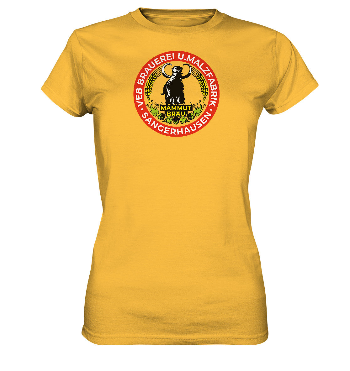 DDR Ostalgie Shirt Mädels • VEB BRAUEREI SANGERHAUSEN - MAMMUT BRÄU