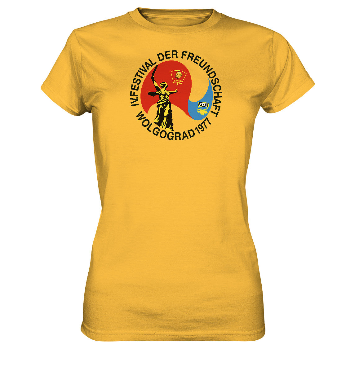 DDR Ostalgie Shirt Mädels • FESTIVAL DER FREUNDSCHAFT - WOLGOGRAD 1977