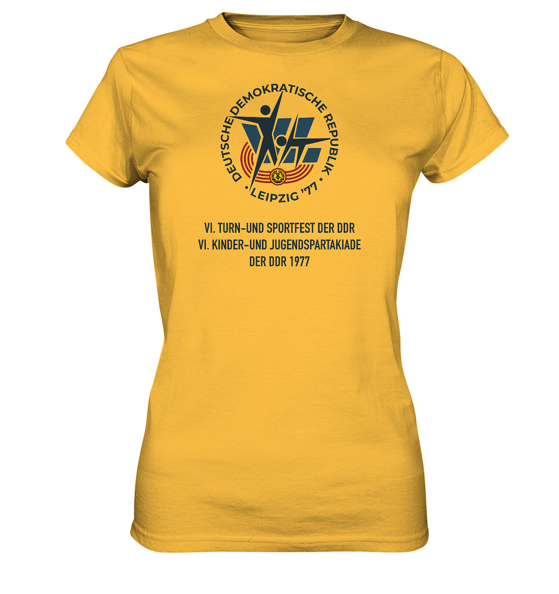 DDR Ostalgie Shirt Mädels • 6. TURN- & SPORTFEST DER DDR - LEIPZIG 1977