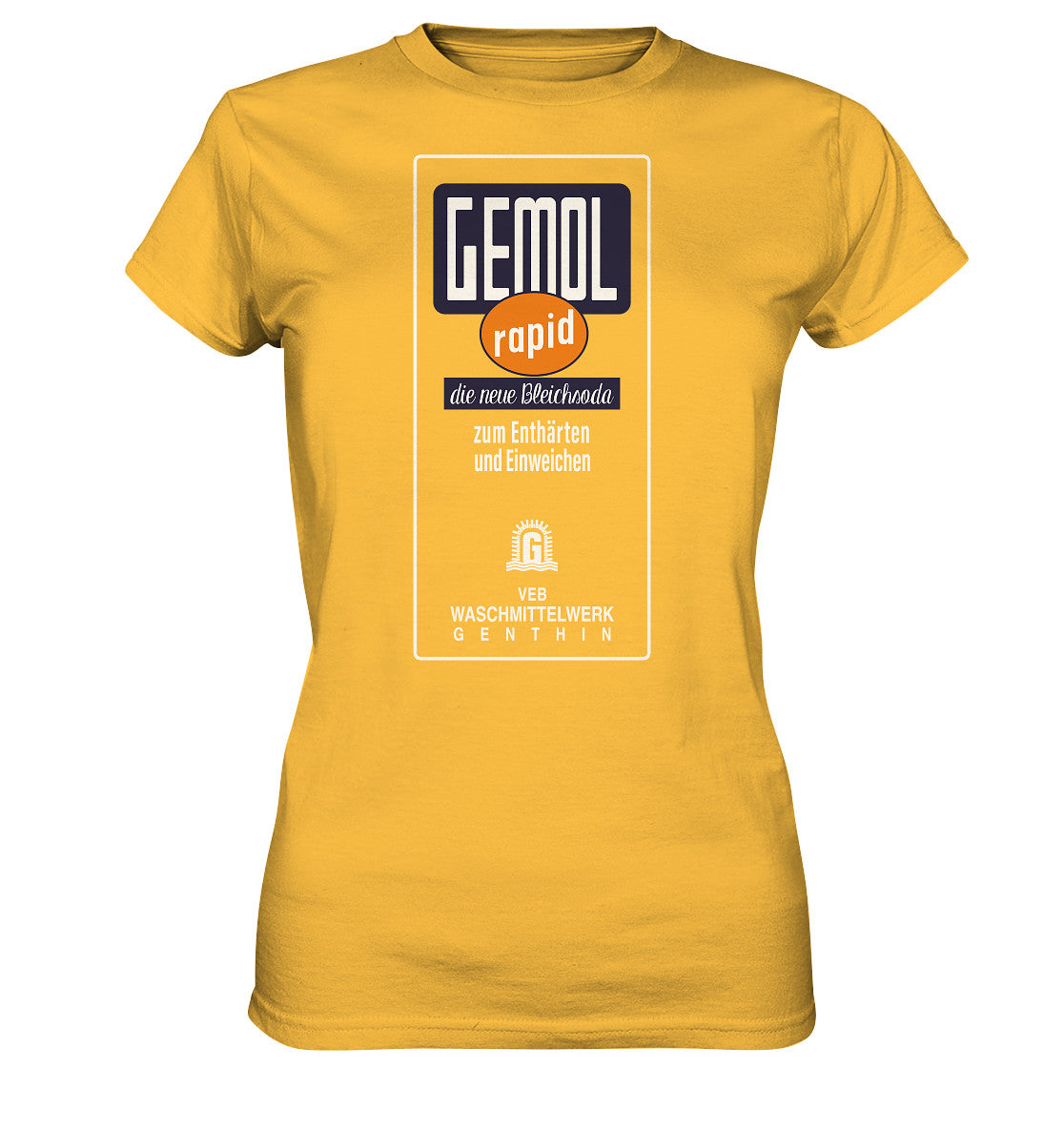 DDR Ostalgie Shirt Mädels • GEMOL - VEB WASCHMITTELWERK GENTHIN