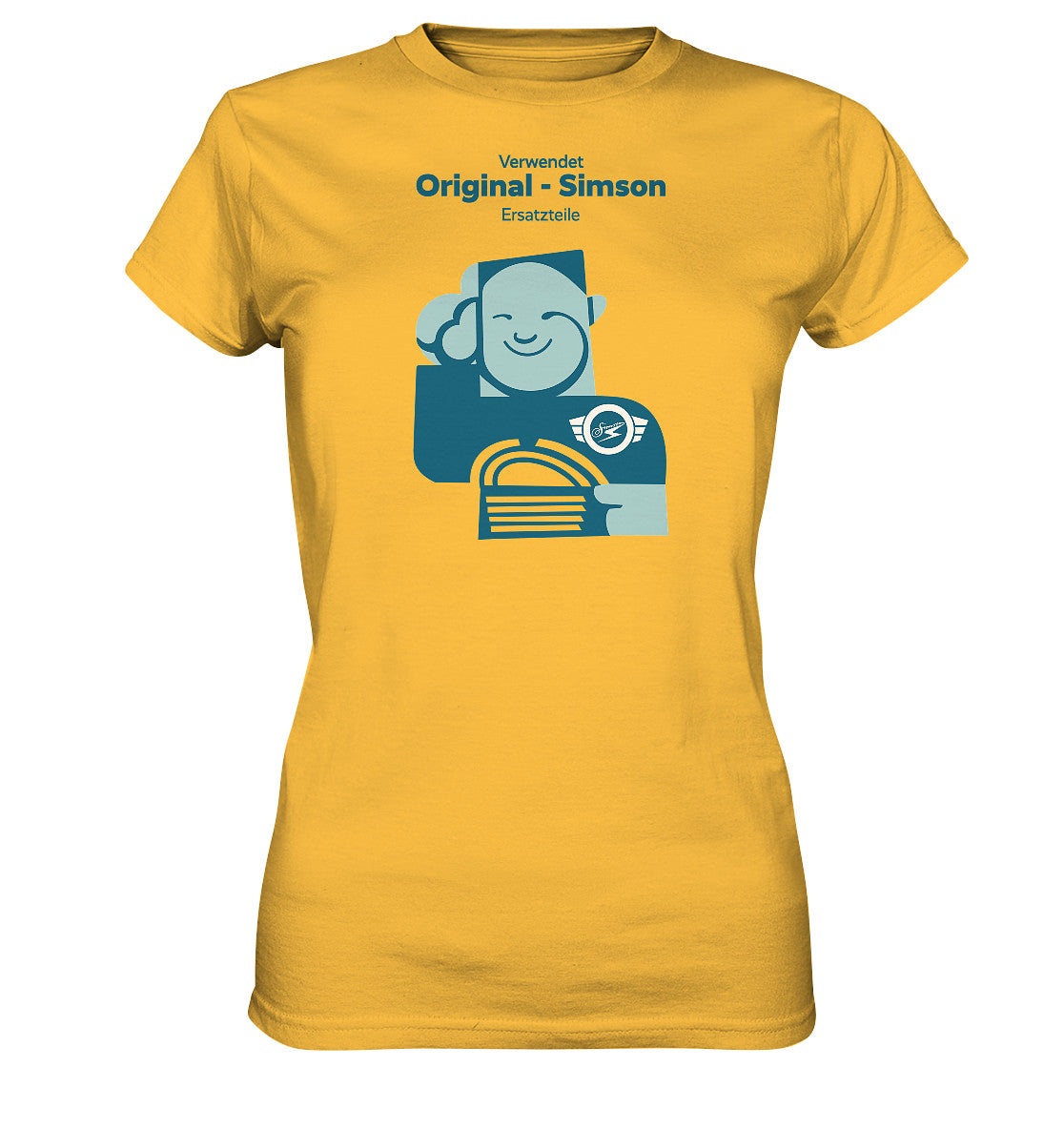DDR Ostalgie Shirt Mädels • WERKSTATT-WERBUNG SIMSON-ERSATZTEILE