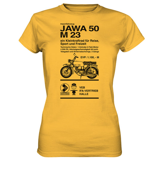 DDR Ostalgie Shirt Mädels • JAWA 50 M23 - ORIGINALPLAKAT