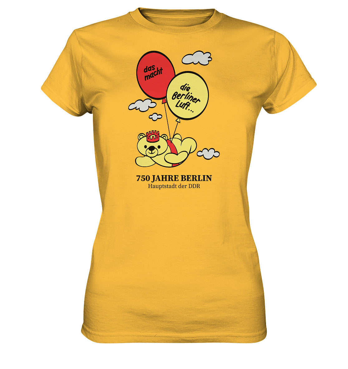 DDR Ostalgie Shirt Mädels • 750 JAHRE BERLIN