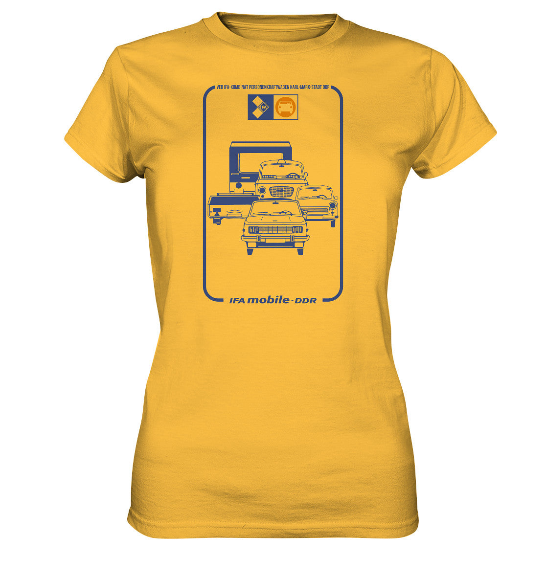 DDR Ostalgie Shirt Mädels • VEB IFA-KOMBINAT PKW KARL-MARX-STADT