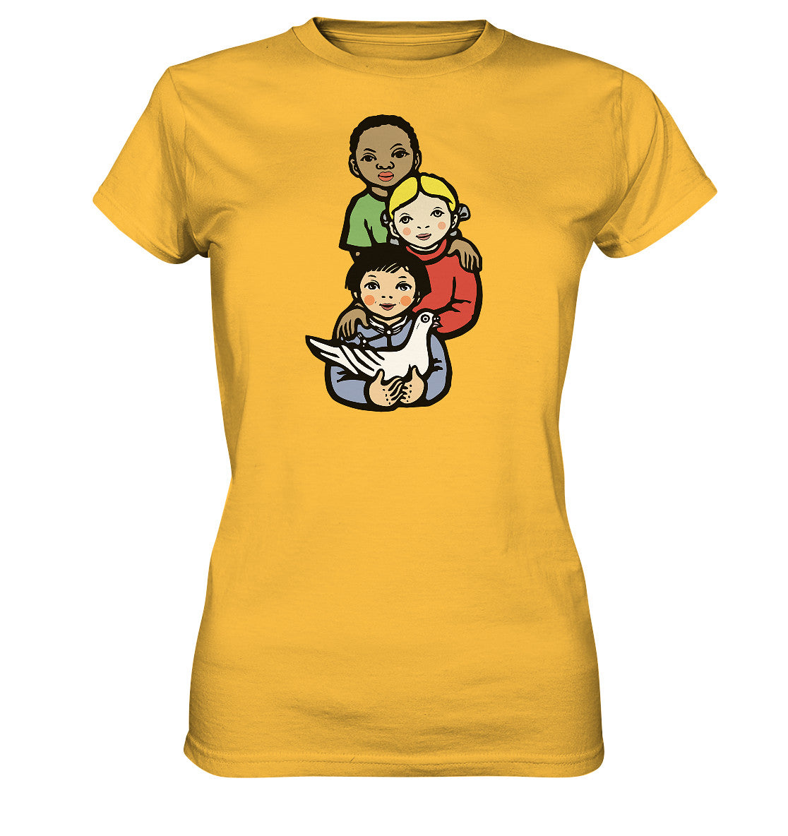 DDR Ostalgie Shirt Mädels • WELTFRIEDEN - WORLD PEACE, LI BING-FAN 1967