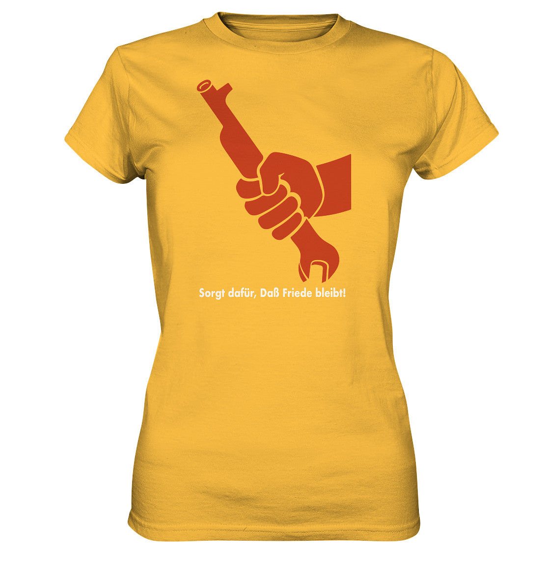 DDR Ostalgie Shirt Mädels • SORGT DAFÜR, DASS FRIEDE BLEIBT - DDR-PLAKAT 1982