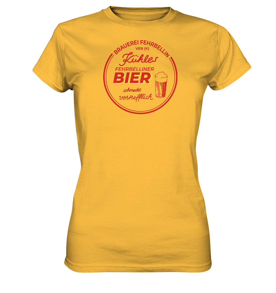 DDR Ostalgie Shirt Mädels • VEB FEHRBELLINER BIER