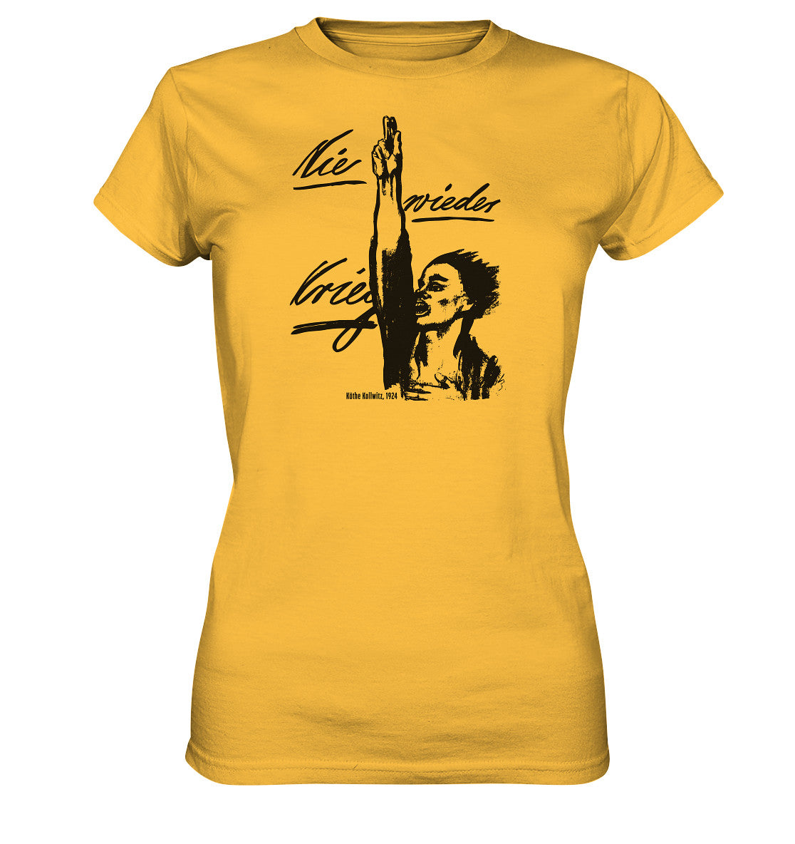 DDR Ostalgie Shirt Mädels • NIE WIEDER KRIEG - KÄTHE KOLLWITZ