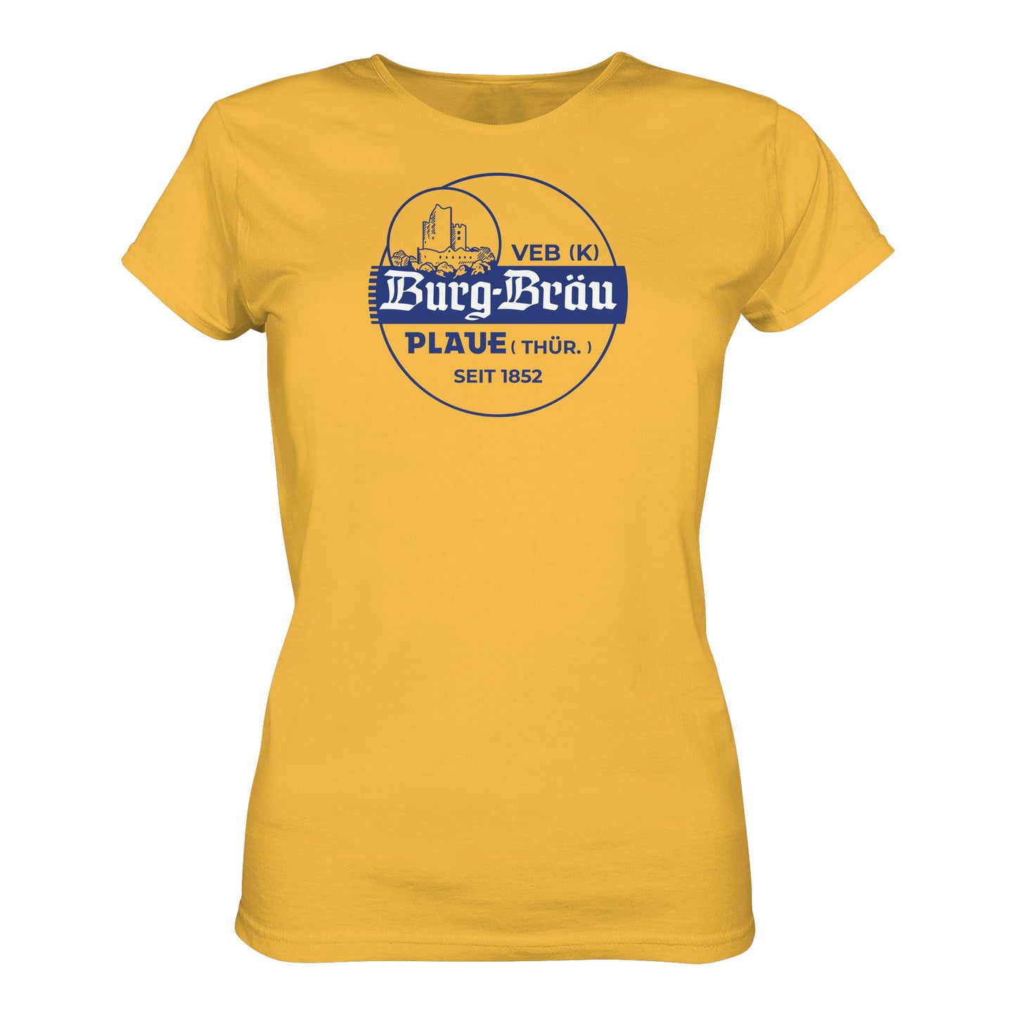 PREMIUM SHIRT MÄDELS • VEB BURG-BRÄU PLAUE BIERE