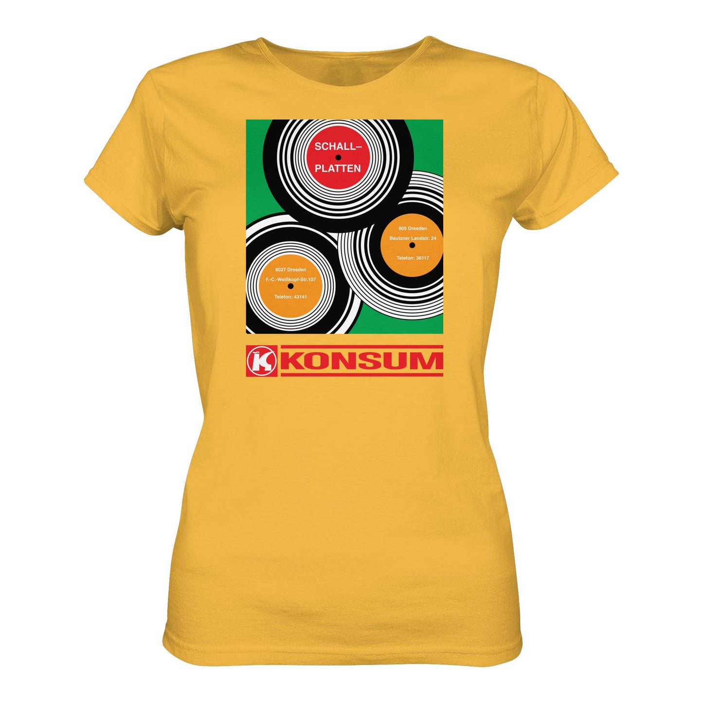 PREMIUM SHIRT MÄDELS • KONSUM SCHALLPLATTEN DRESDEN