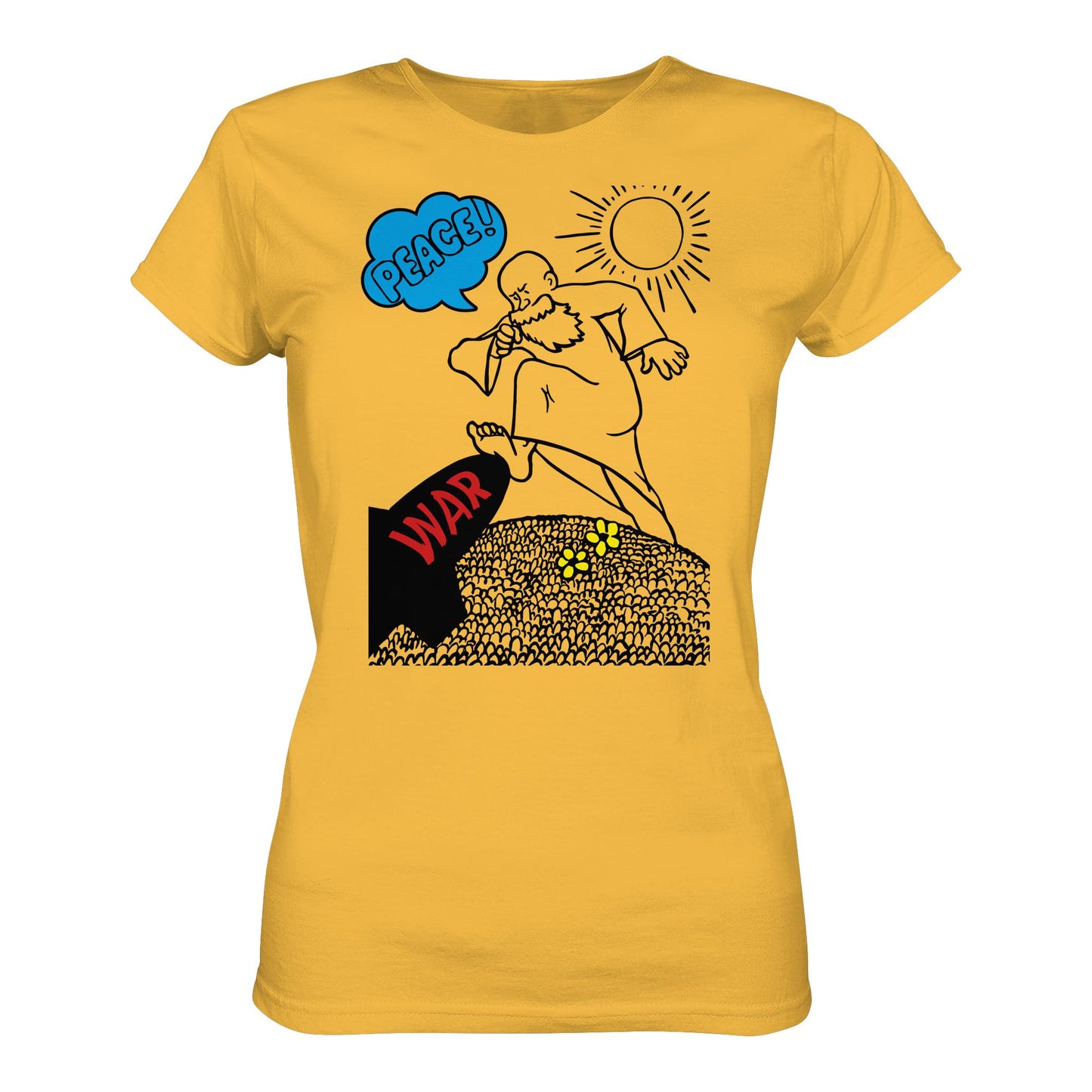 DDR Ostalgie Shirt Mädels • PEACE & WAR (ORIGINAL DDR-PLAKAT)
