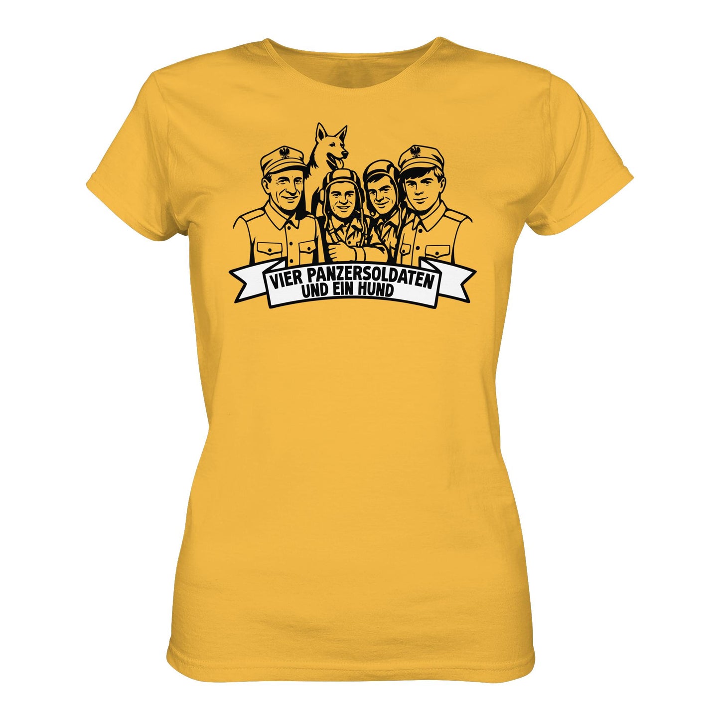 DDR Ostalgie Shirt Mädels • VIER PANZERSOLDATEN UND EIN HUND