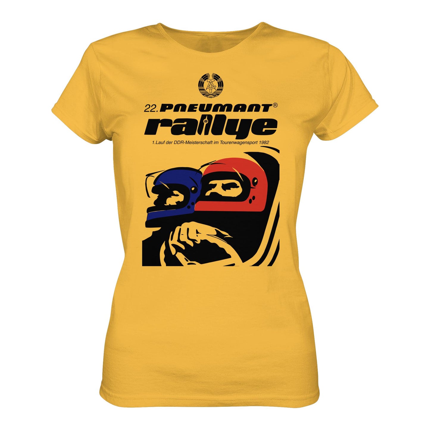 DDR Ostalgie Shirt Mädels • 22. PNEUMANT RALLYE 1982 (ORIGINAL DDR-PLAKAT)