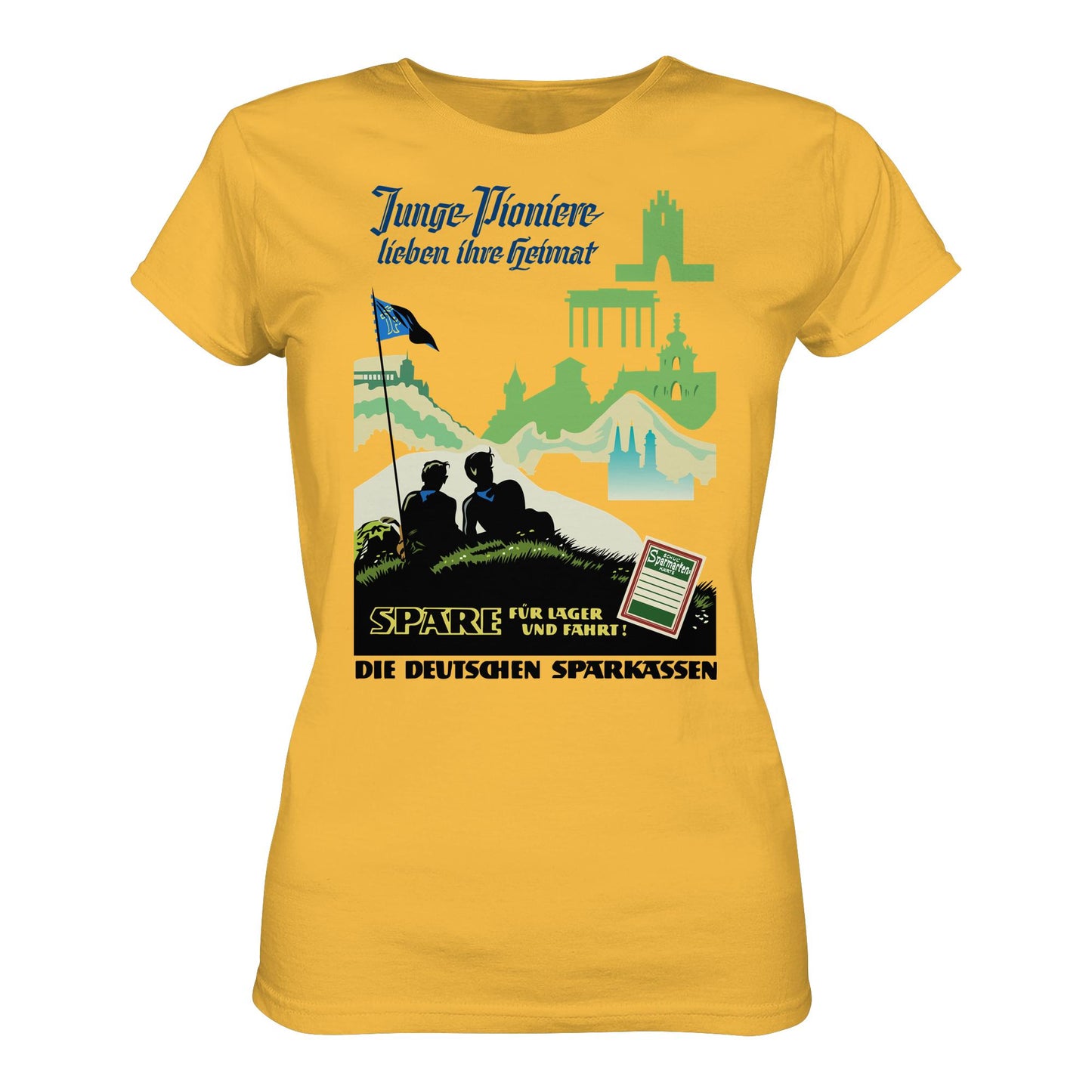 DDR Ostalgie Shirt Mädels • JUNGE PIONIERE LIEBEN IHRE HEIMAT