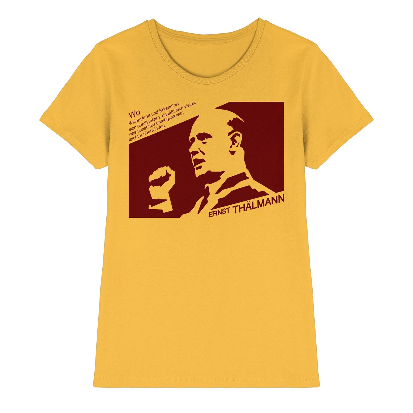 DDR Ostalgie Shirt Mädels • ERNST THÄLMANN - ORIGINAL DDR-PLAKAT