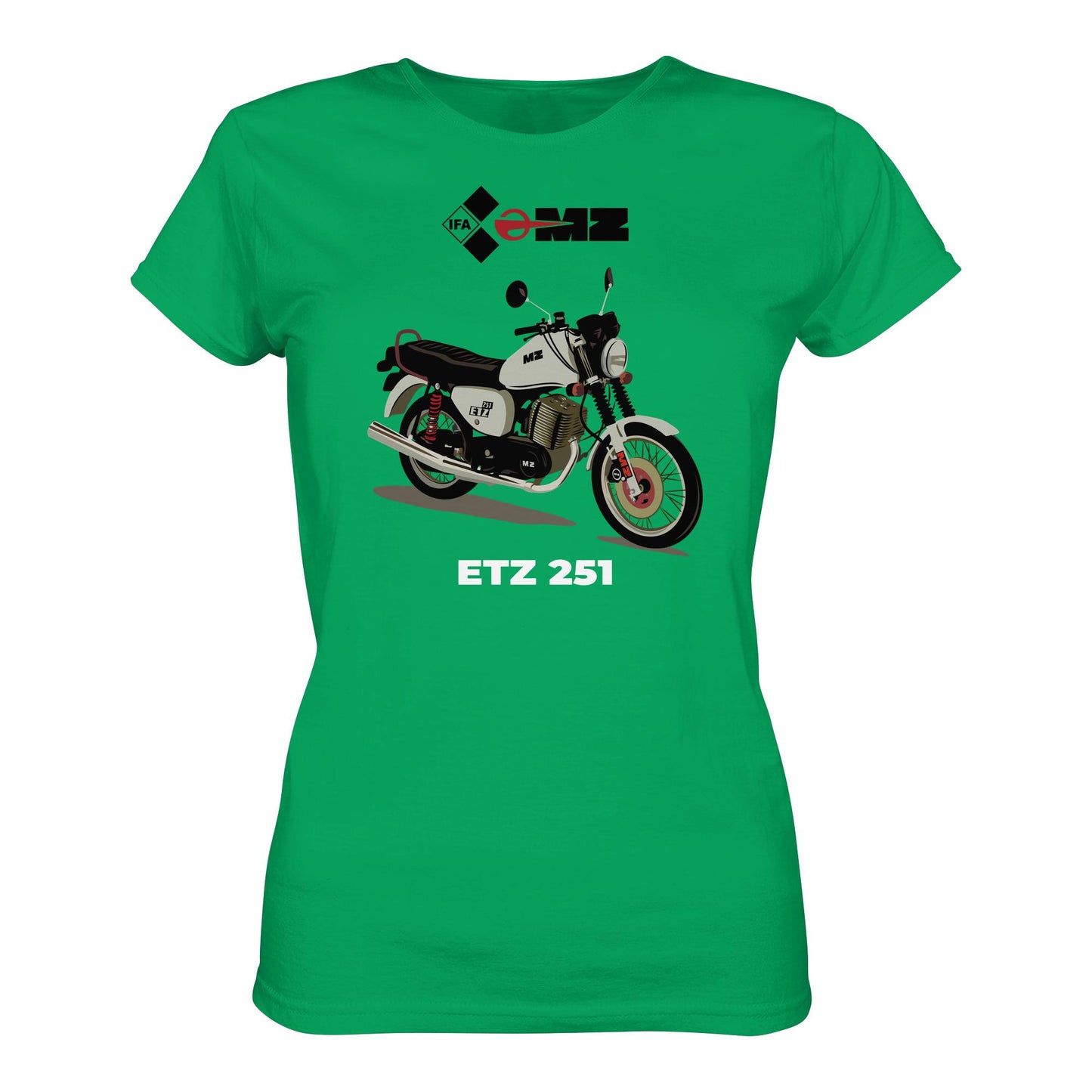 DDR Ostalgie Shirt Mädels • MZ ETZ 251 - ORIGINALWERBUNG