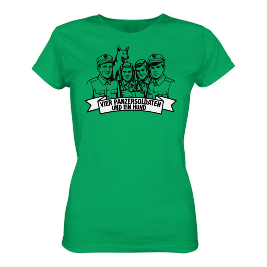 DDR Ostalgie Shirt Mädels • VIER PANZERSOLDATEN UND EIN HUND