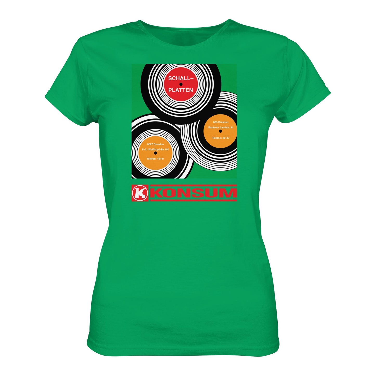 PREMIUM SHIRT MÄDELS • KONSUM SCHALLPLATTEN DRESDEN