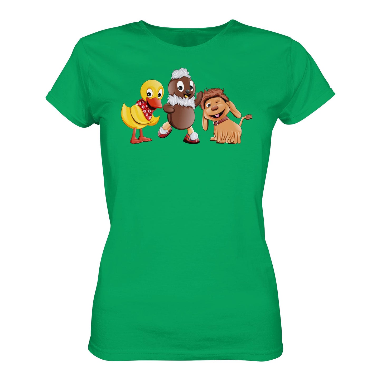 DDR Ostalgie Shirt Mädels • UNSER SANDMÄNNCHEN - PITTI, MOPPI & SCHNATTERINCHEN