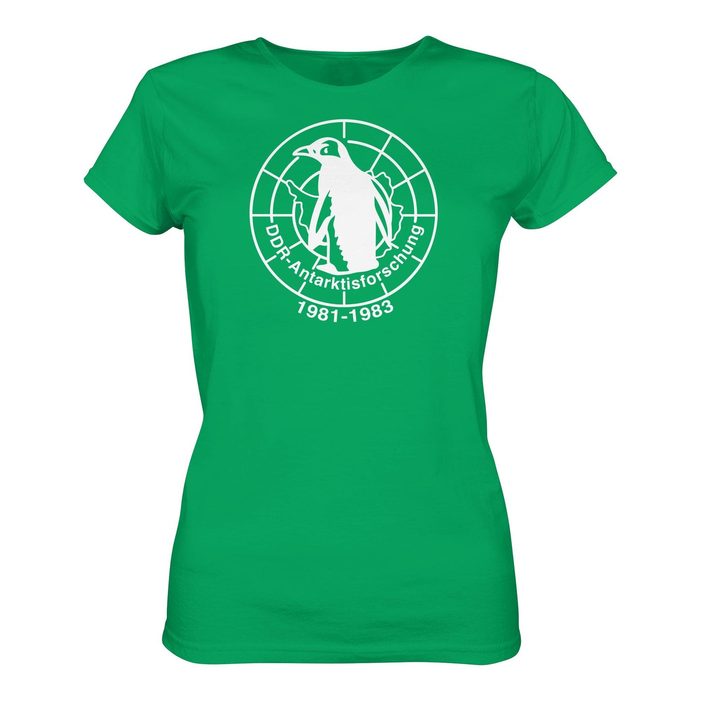 DDR Ostalgie Shirt Mädels • ANTARKTISFORSCHUNG DER DDR - 1981-1983, POSTSTEMPEL