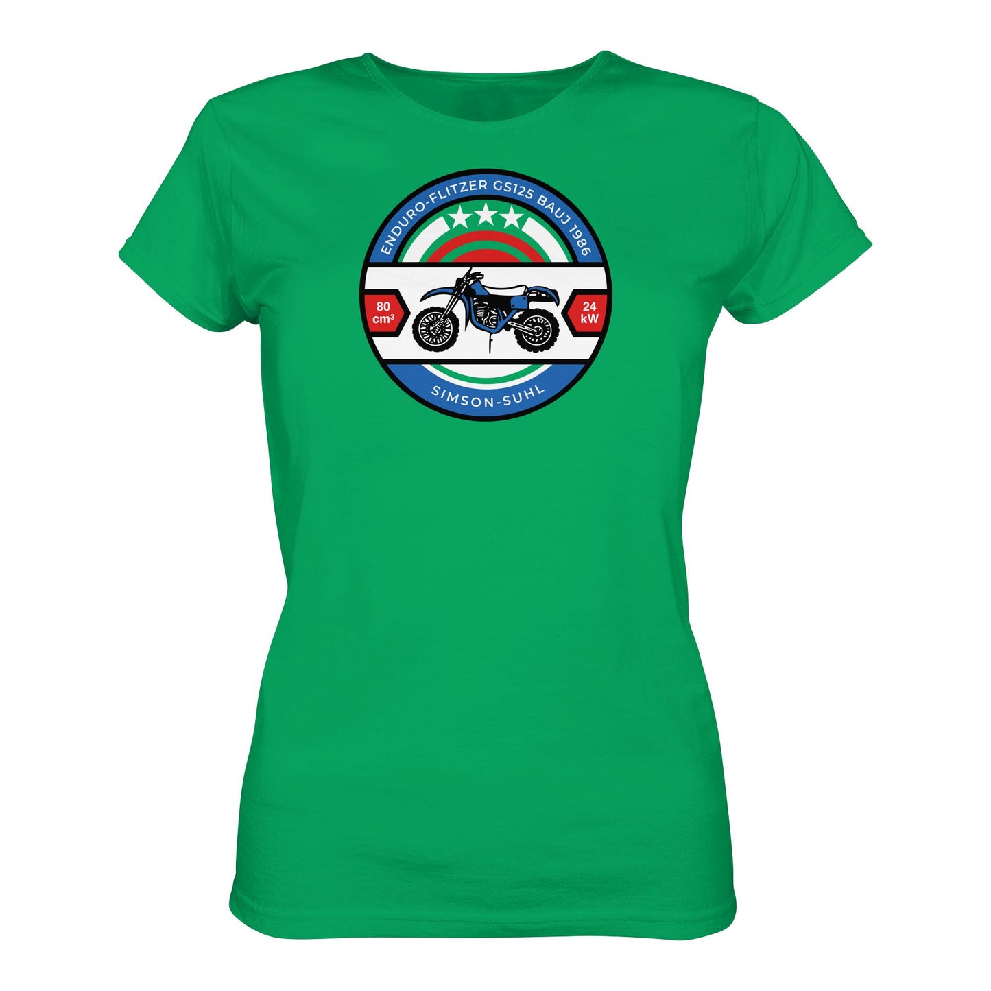 PREMIUM SHIRT MÄDELS • SIMSON ENDURO GS125 - ORIGINAL BIERDECKEL