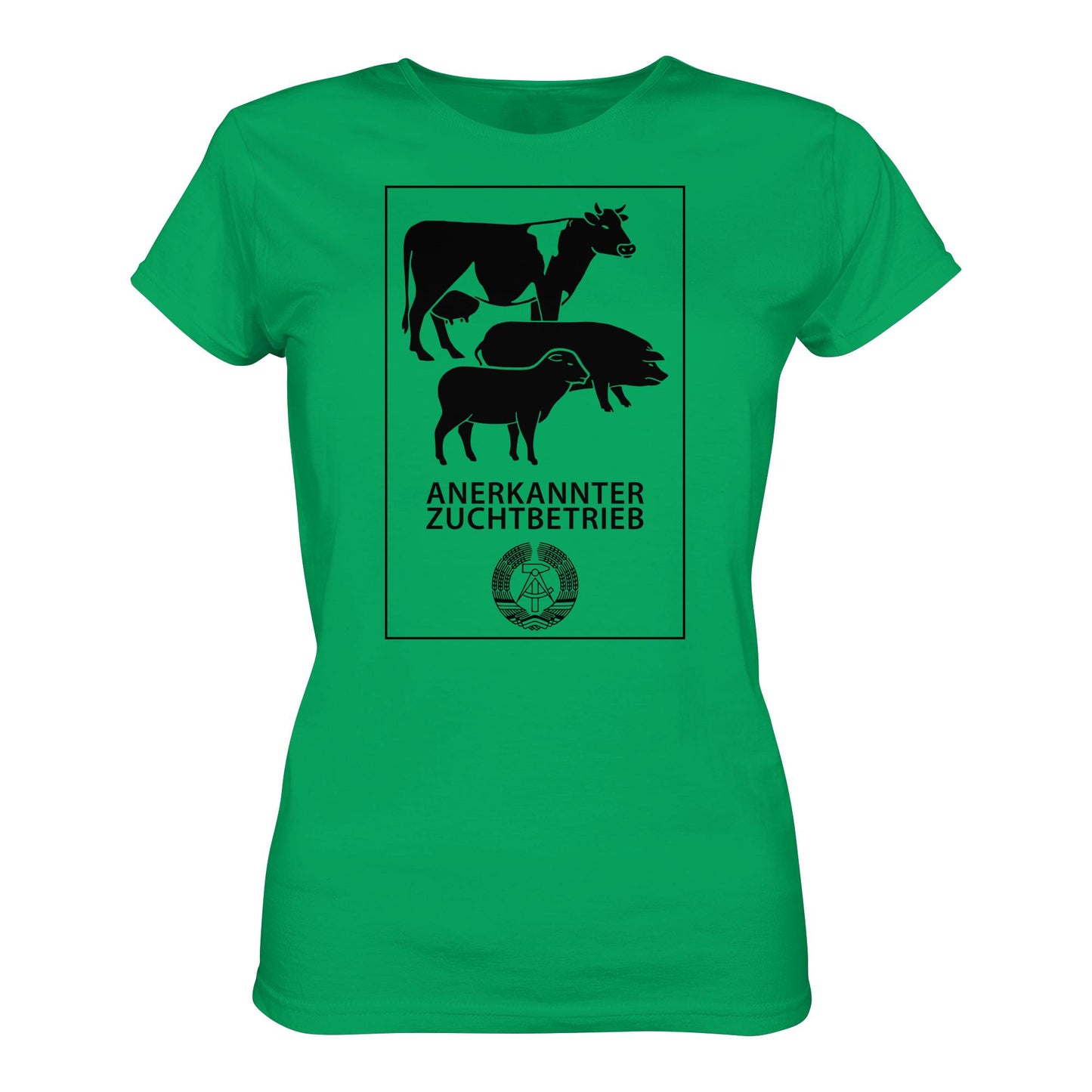 DDR Ostalgie Shirt Mädels • ANERKANNTER ZUCHTBETRIEB (ORIGINALSCHILD)