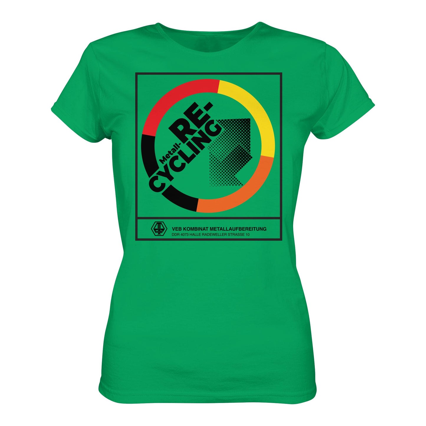 DDR Ostalgie Shirt Mädels • VEB KOMBINAT METALLAUFBEREITUNG HALLE