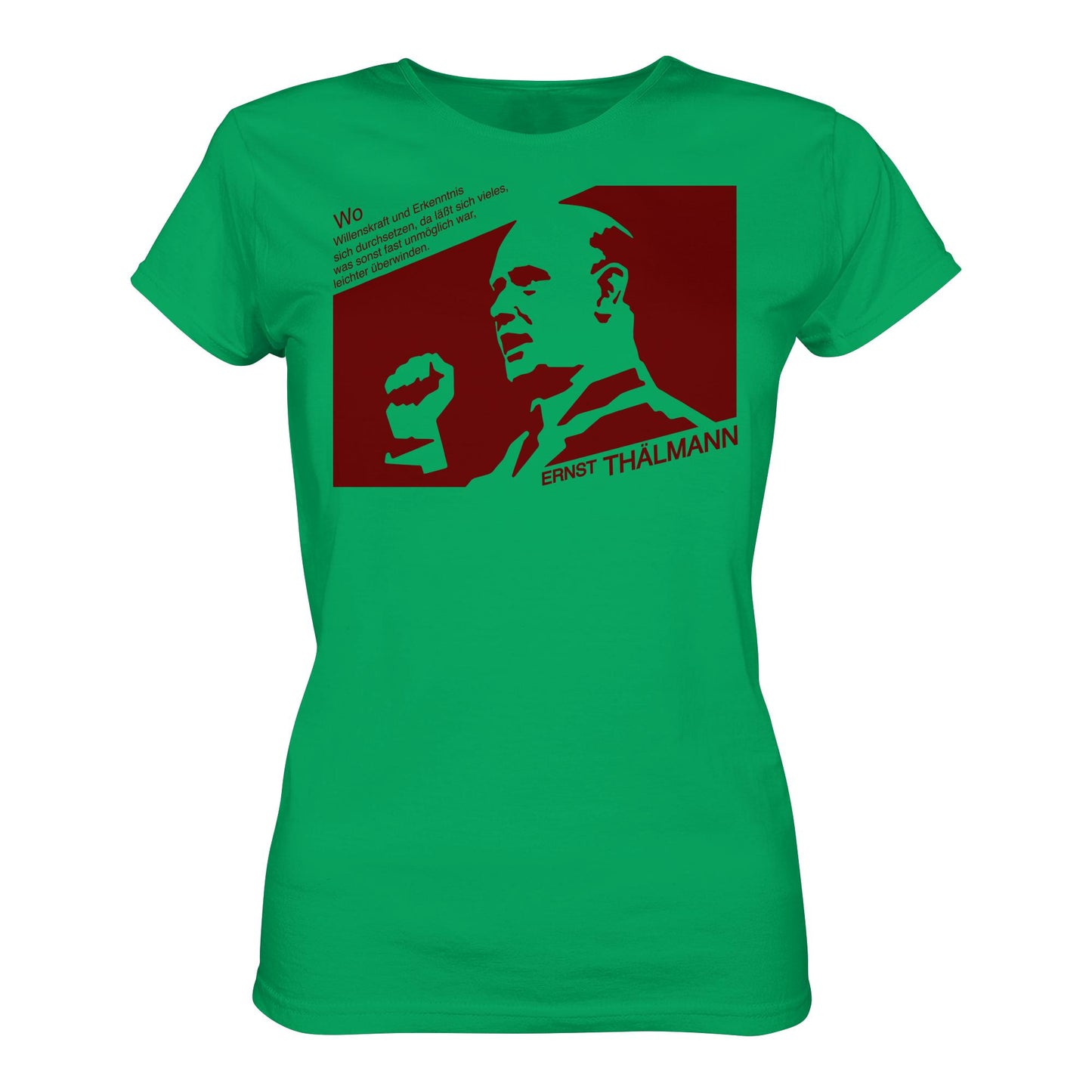 DDR Ostalgie Shirt Mädels • ERNST THÄLMANN - ORIGINAL DDR-PLAKAT