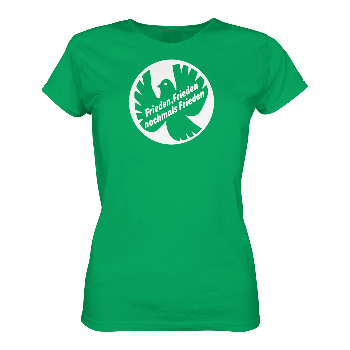 DDR Ostalgie Shirt Mädels • FRIEDEN, FRIEDEN NOCHMALS FRIEDEN (ORIGINAL BANNER)