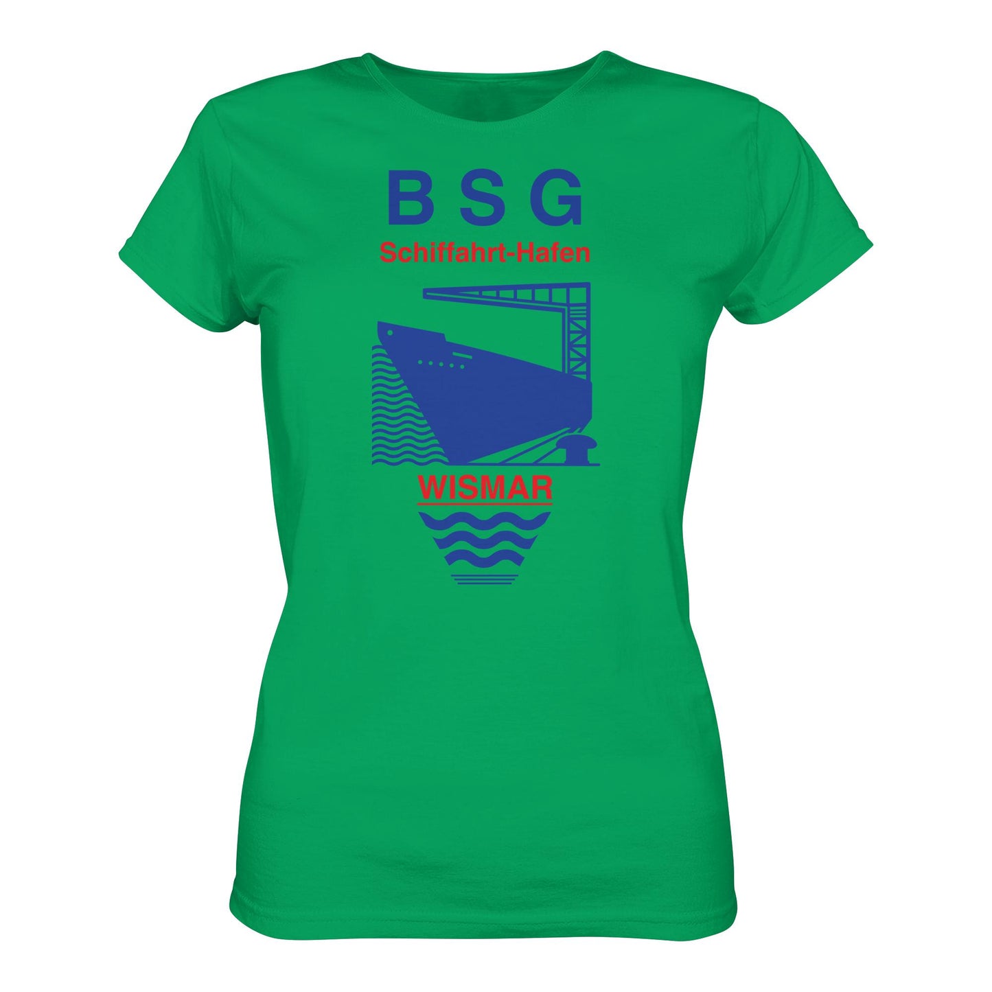 DDR Ostalgie Shirt Mädels • BSG SCHIFFAHRT HAFEN WISMAR