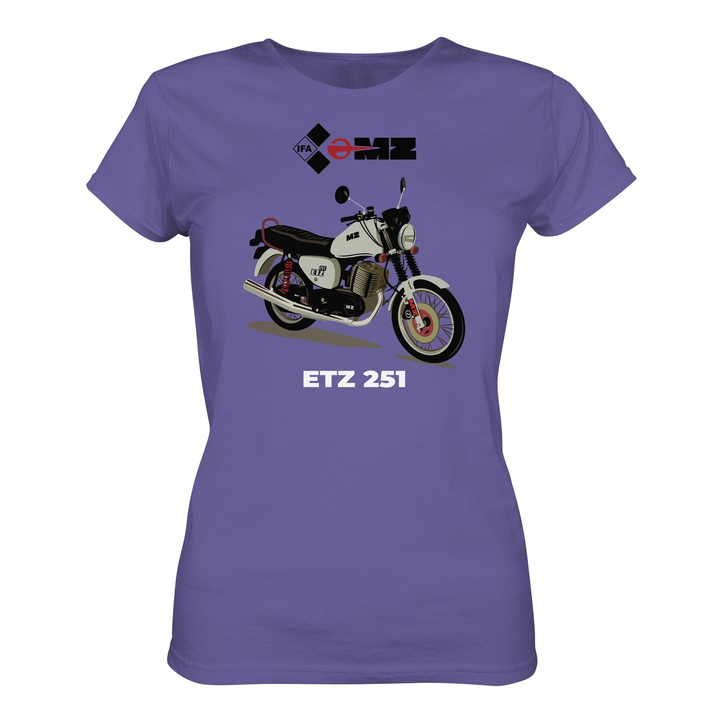 DDR Ostalgie Shirt Mädels • MZ ETZ 251 - ORIGINALWERBUNG