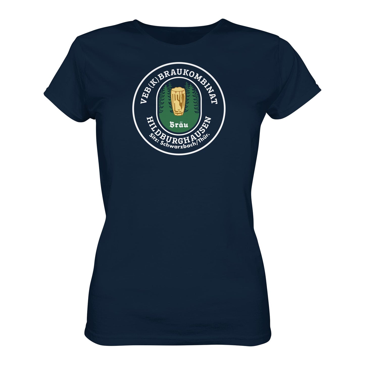 DDR Ostalgie Shirt Mädels • VEB BRAUKOMBINAT HILDBURGHAUSEN BIER