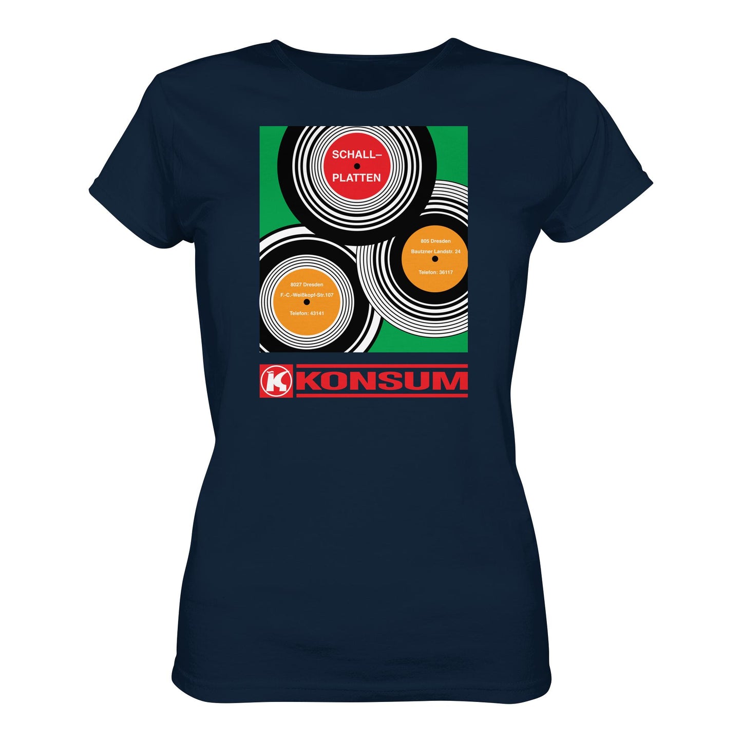 PREMIUM SHIRT MÄDELS • KONSUM SCHALLPLATTEN DRESDEN