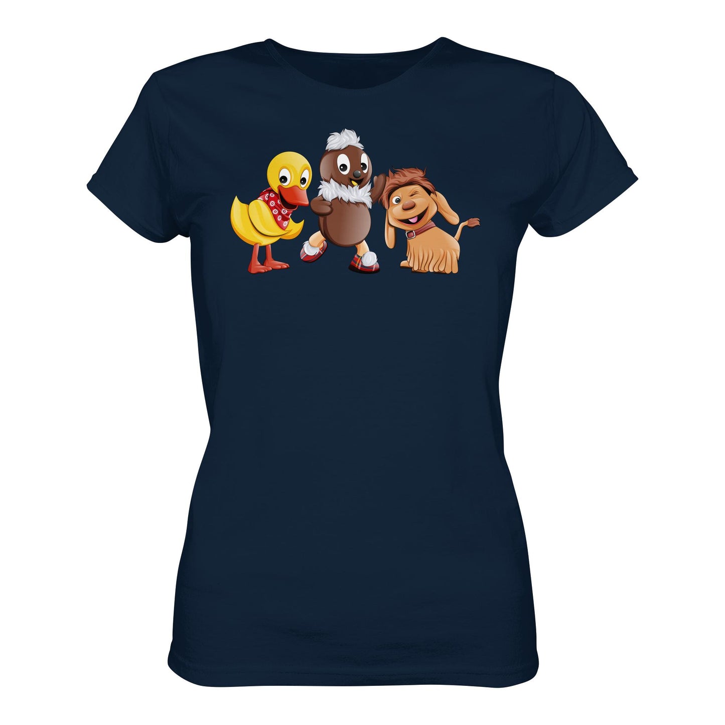 DDR Ostalgie Shirt Mädels • UNSER SANDMÄNNCHEN - PITTI, MOPPI & SCHNATTERINCHEN