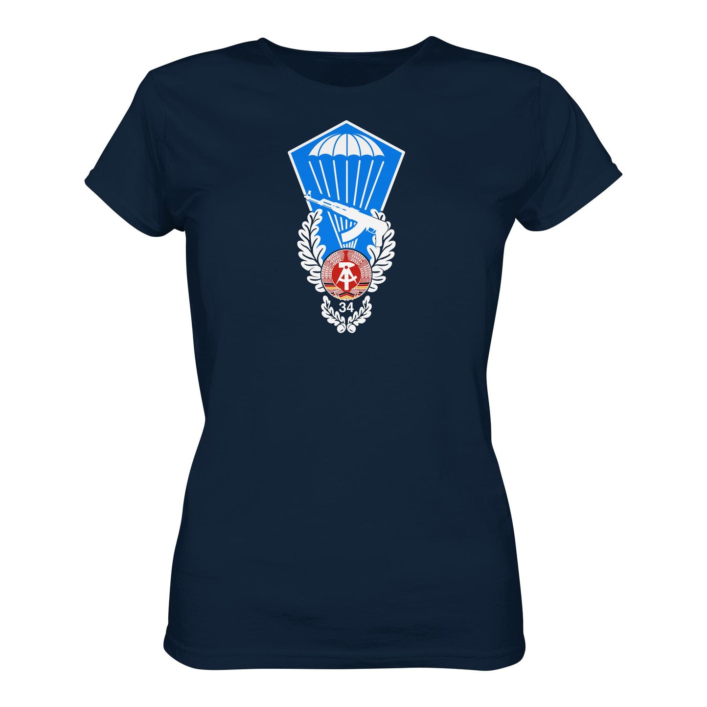 DDR Ostalgie Shirt Mädels • NVA SPRUNGABZEICHEN