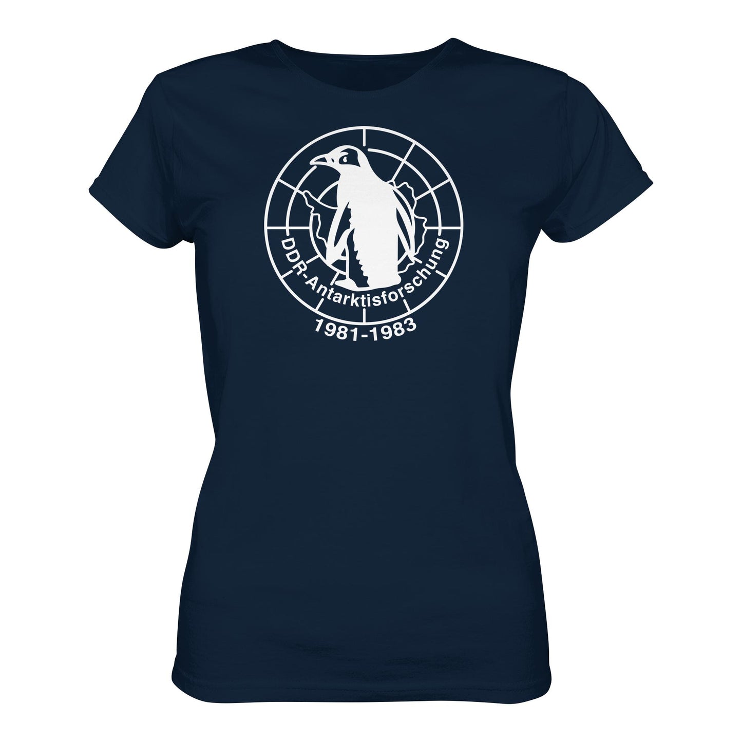 DDR Ostalgie Shirt Mädels • ANTARKTISFORSCHUNG DER DDR - 1981-1983, POSTSTEMPEL