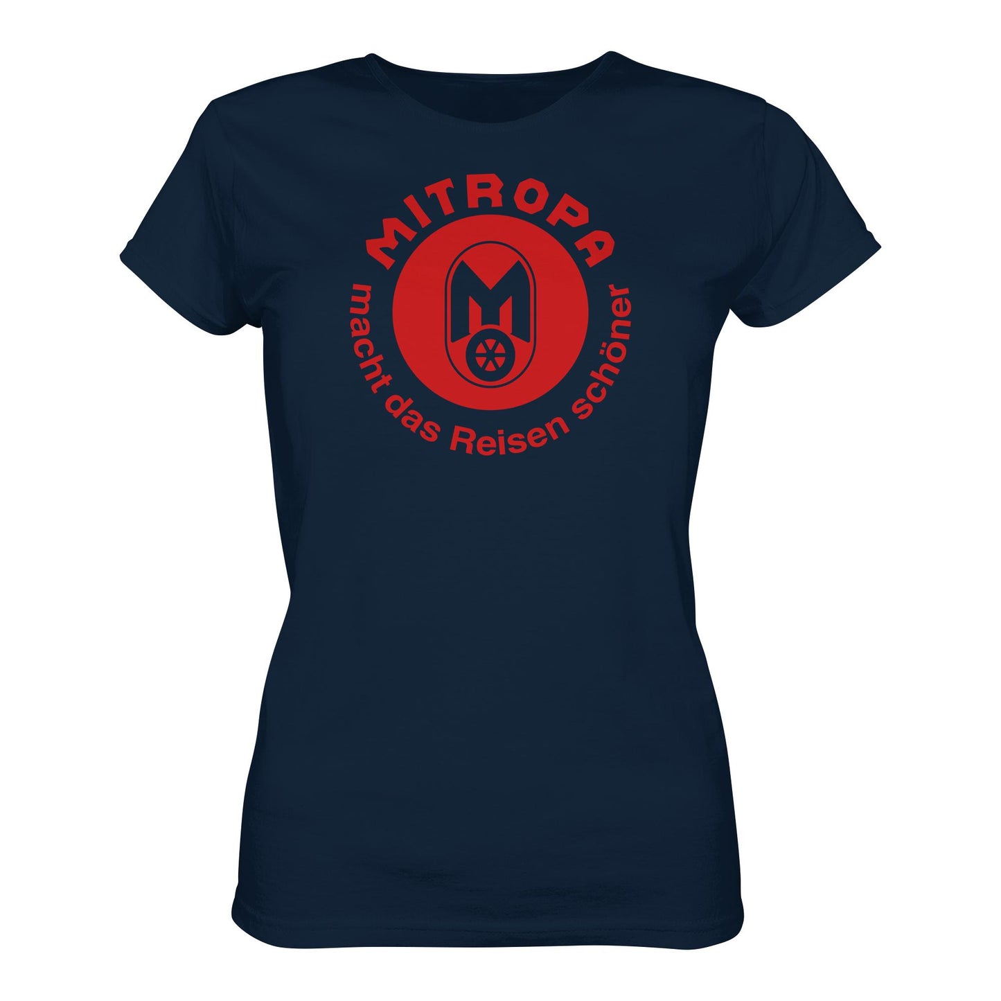 DDR Ostalgie Shirt Mädels • MITROPA MACHT DAS REISEN SCHÖNER - dunkel