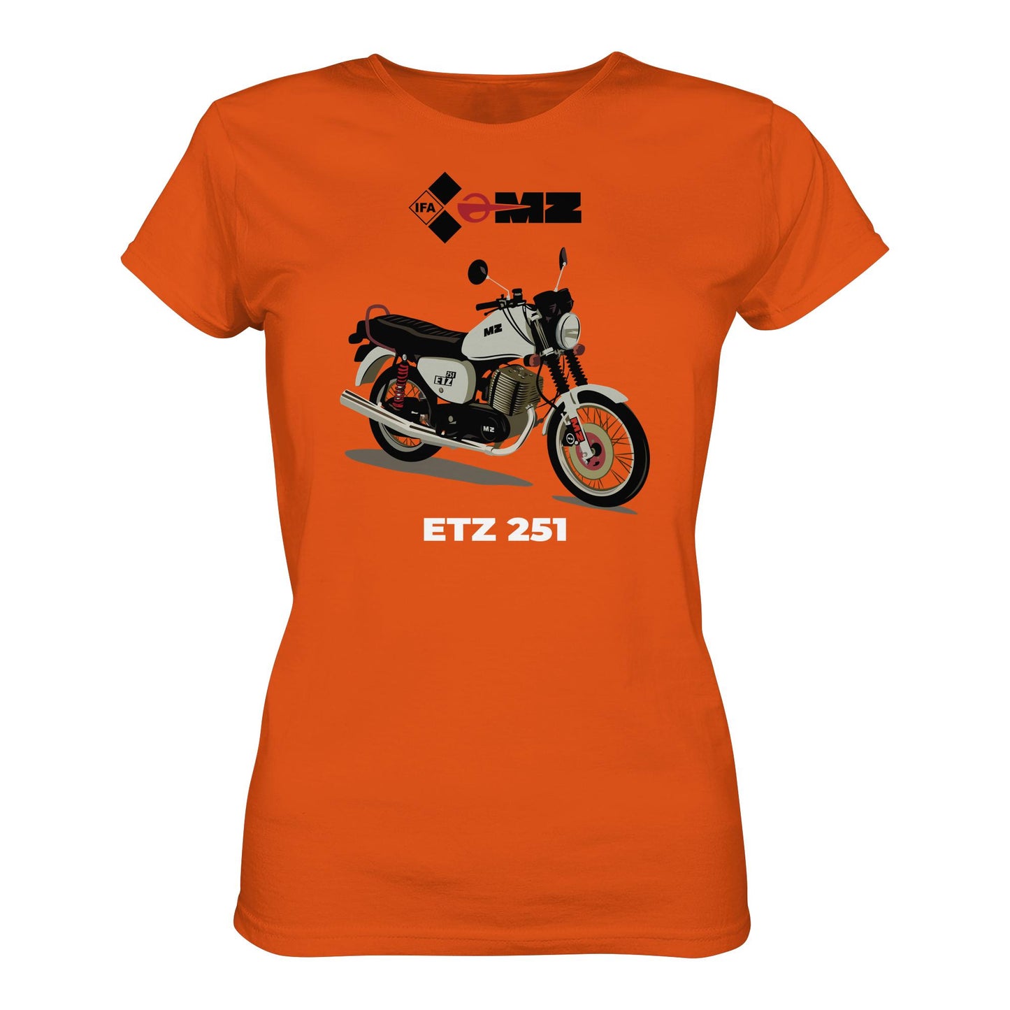 DDR Ostalgie Shirt Mädels • MZ ETZ 251 - ORIGINALWERBUNG