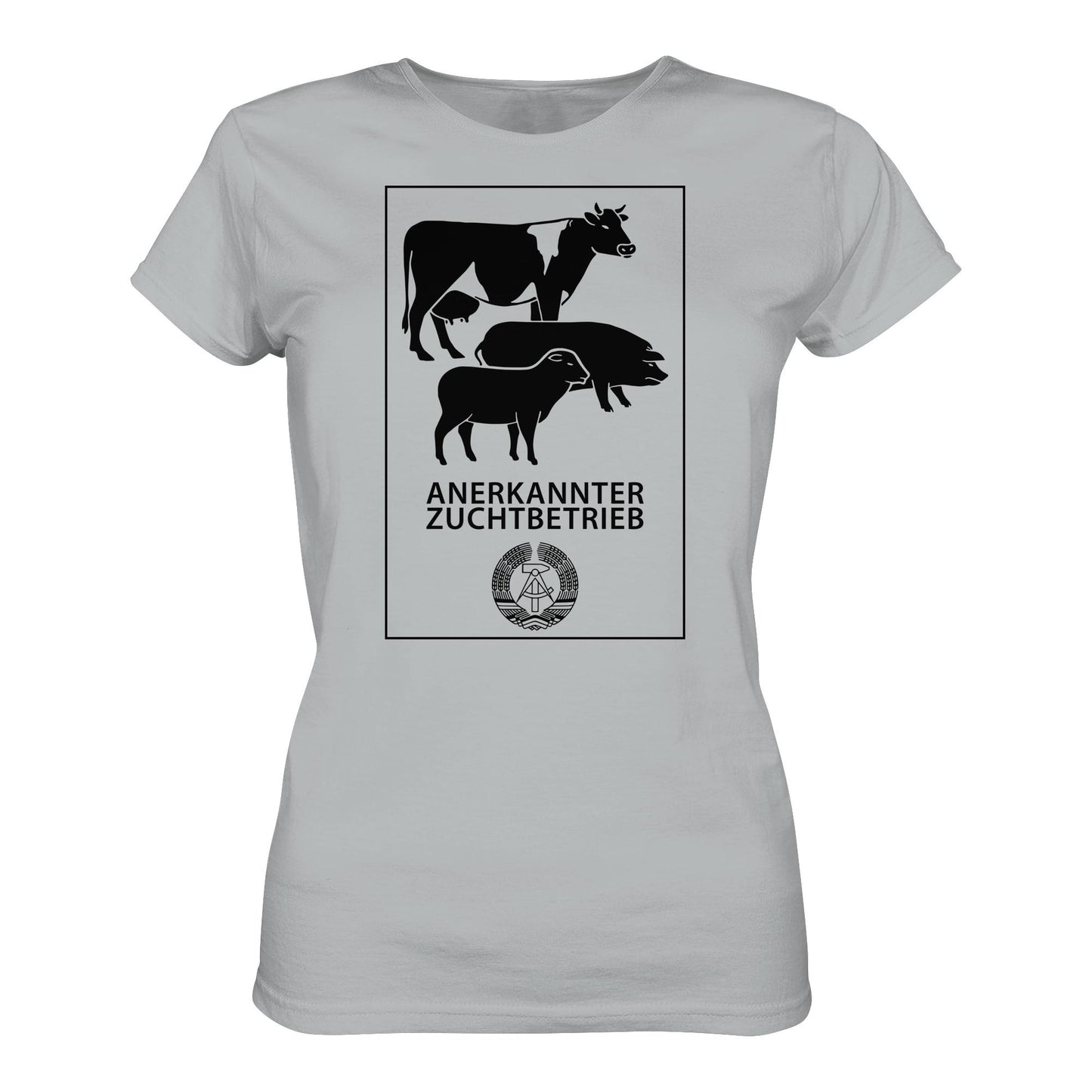 DDR Ostalgie Shirt Mädels • ANERKANNTER ZUCHTBETRIEB (ORIGINALSCHILD)