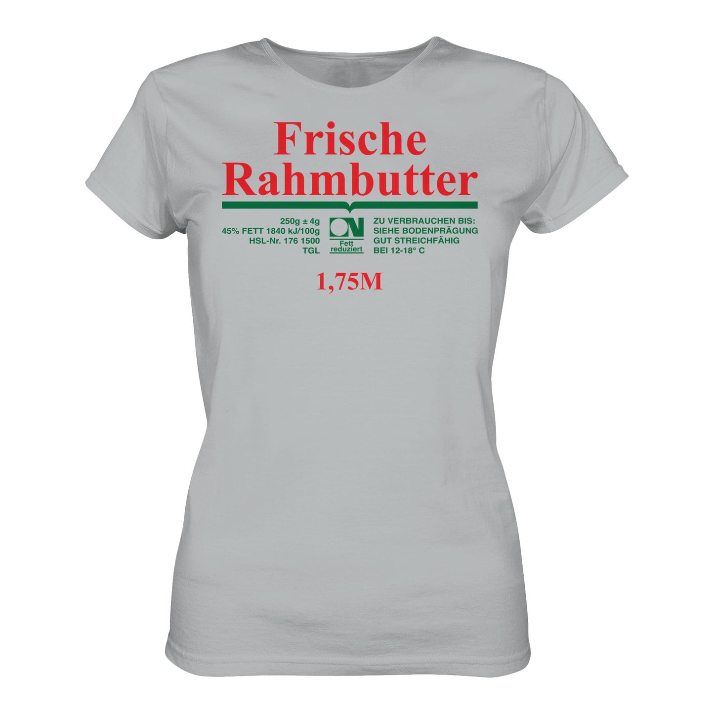 DDR Ostalgie Shirt Mädels • FRISCHE RAHMBUTTER - KONSUM